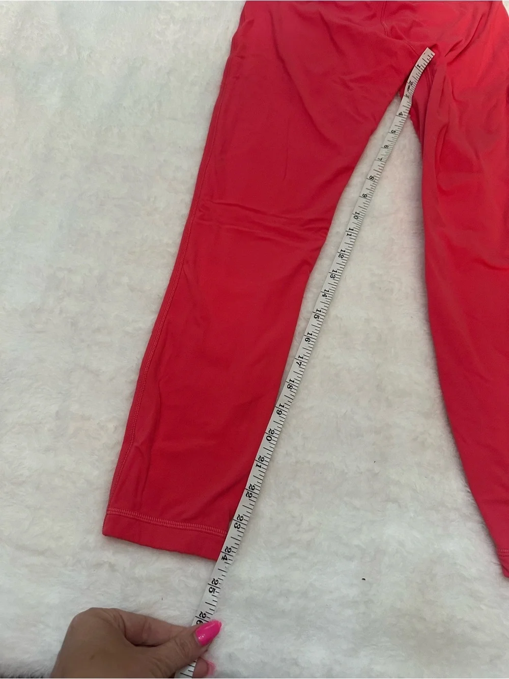 Lululemon Align High-Rise Leggings Size 6 light raspberry coral 39064